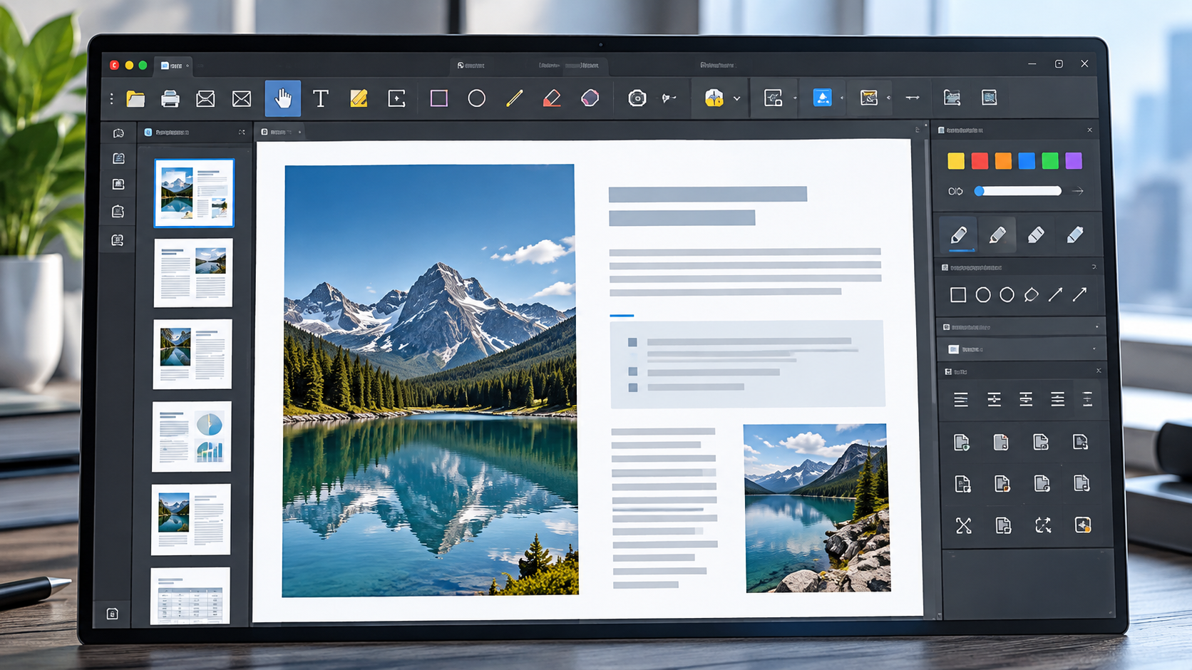 PDF-XChange Editor 软件界面预览